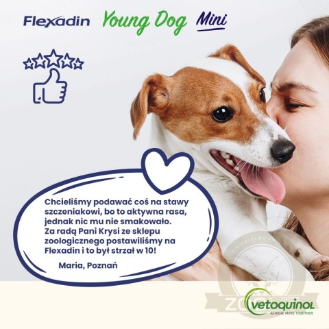 Vetoquinol Flexadin Young Dog Mini Kąski Dla Psa 60 Sztuk