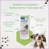 Virbac Allerderm Szampon Dla Psów I Kotów Do Skóry Suchej I Łuszczącej Się 250ml