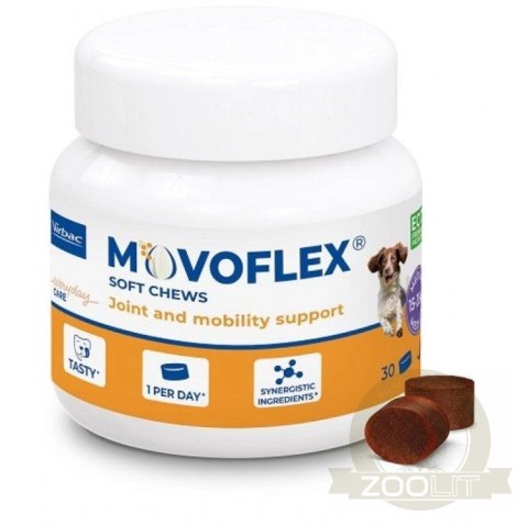 Virbac Movoflex M Krokiety Na Stawy Dla Psów 15-35kg 30 Sztuk