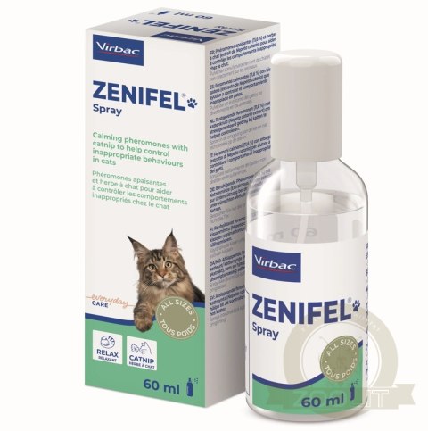 Virbac Zenifel Spray Dla Psa I Kota 60ml