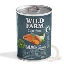 WILD FARM Superfood Karma Mokra Łosoś Z Warzywami 400g