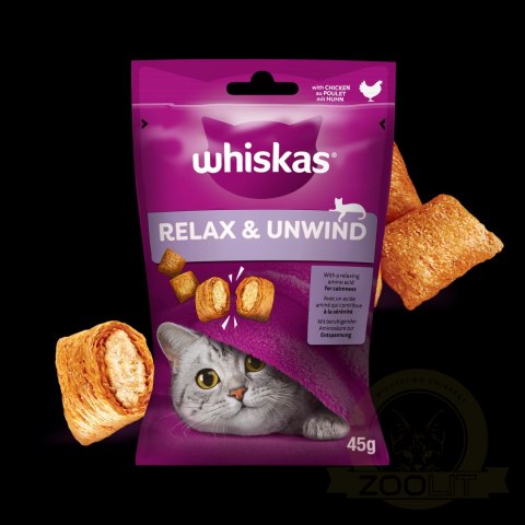 Whiskas Relaks i Odprężenie z kurczakiem 45g