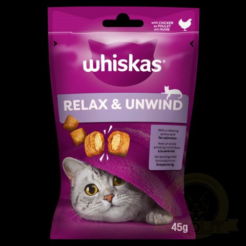 Whiskas Relaks i Odprężenie z kurczakiem 45g