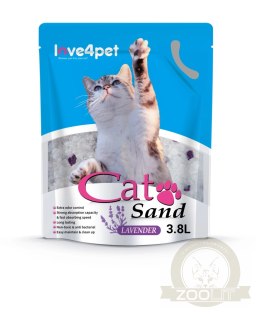 Żwirek Silikonowy dla Kota Cat Sand Lavender 3,8l
