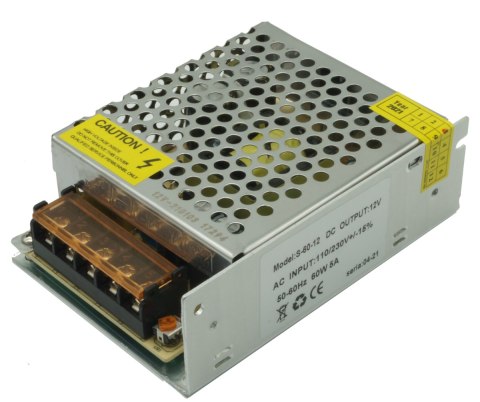 Komp. zasilania 12V DC IP20 5A 60W