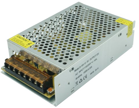 Komp. zasilania 12V DC IP20 8,33A 100W