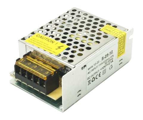 Komp. zasilania 12VDC IP20 2,1A 25W