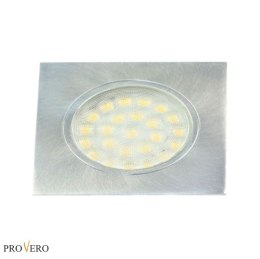 Oprawa meblowa 24 SMD kwadrat aluminium