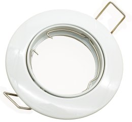 Oprawka okrągła ruchoma biała - odlew