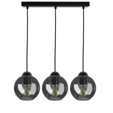 Lampa wisząca klosz dymiony NEBIOS-3