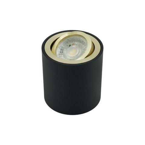 Oprawa natynkowa SPOT CORTO czarno-złota84 mm ruchoma