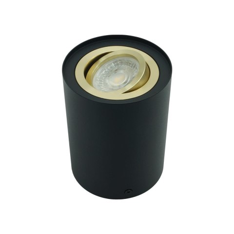 Oprawa natynkowa SPOT CRONO czarno-złota 125 mm ruchoma