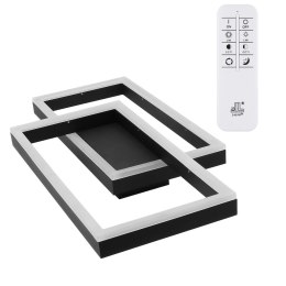 Plafon LED Artesia 48W czarny CCT pilot