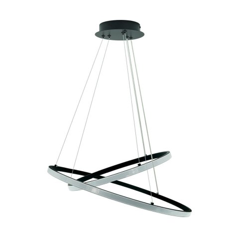 Plafon LED Center zwis 60W Czarny 4000K