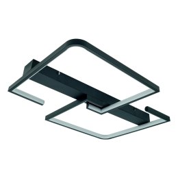 Plafon LED Salem 48W Czarny 4000K