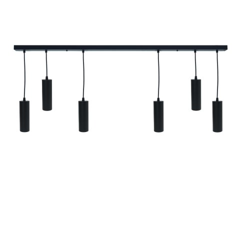 Tuba wisząca czarna CIRCUS-6 SLIM 170x55