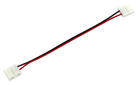 Złączka dwustronna 10 mm z przewodem- kątowa