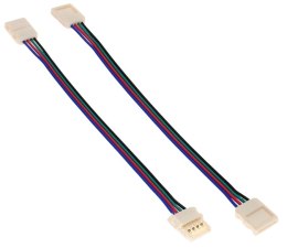Złączka dwustronna RGB z przewodem