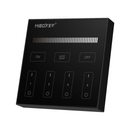 Dotykowy panel naścienny MONO 4-strefy czarny