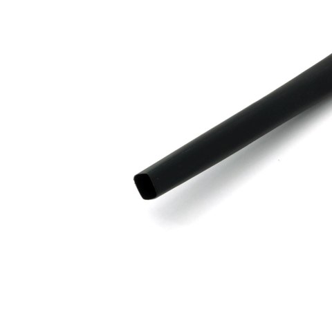 Koszulka termokurczliwa 8mm 1m czarna