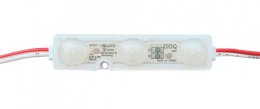 Moduł ECO 3XLED 2835 0,72W 6500K SOCZEWKA
