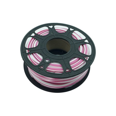 Neon frez 6 mm silikonowa osłona dotaśmy LED różowa