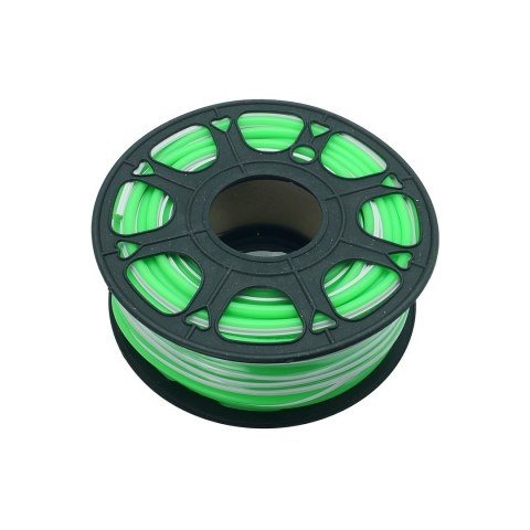 Neon frez 6 mm silikonowa osłona dotaśmy LED zielona