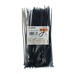 Opaska kablowa 2,5*160 nylon 66 czarna