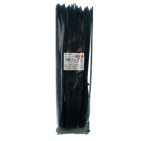 Opaska kablowa 4,8*380 nylon 66 czarna