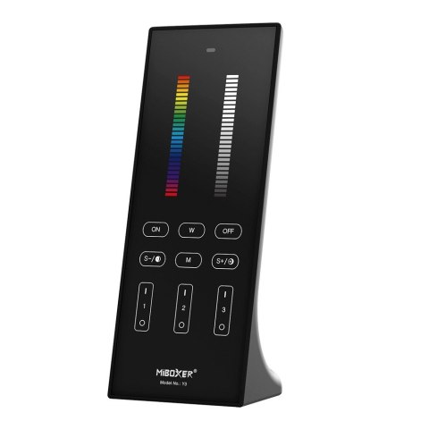 Pilot pionowy RGB+CCT RF 3 strefy czarny
