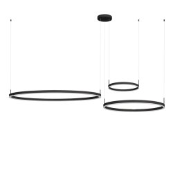 Plafon LED JOLIETA 102W czarny CCT Pilot