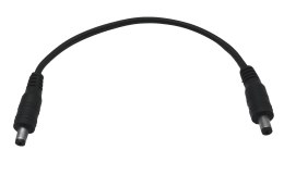 Przedłużka DC 2,1x5,5 wtyk/wtyk 15 cm