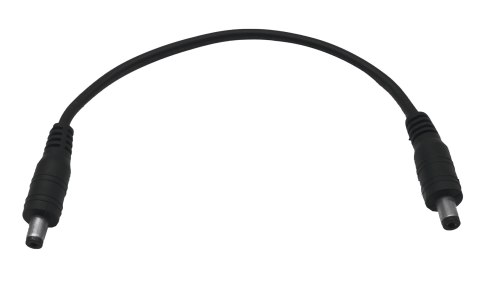 Przedłużka DC 2,1x5,5 wtyk/wtyk 15 cm