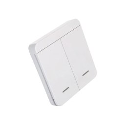 Przycisk podwójny wlącznik FUTURO biały433Mhz