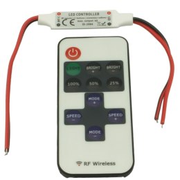 Ściemniacz LED RF 72W mini - kable