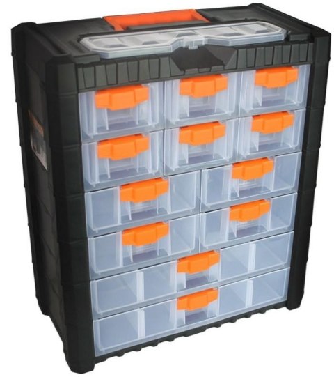 Skrzynka Organizer 18" 12 szuflad