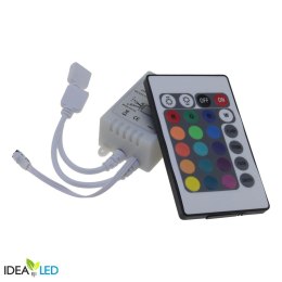 Sterownik IR RGB 24 przyciski 144W na 2 wtyki
