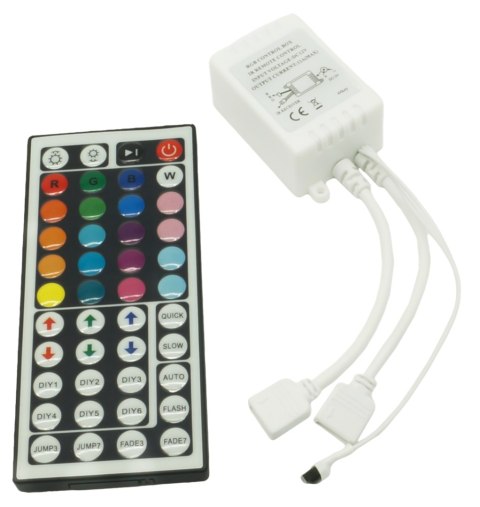 Sterownik IR RGB 44 przyciski 144W na 2 wtyki