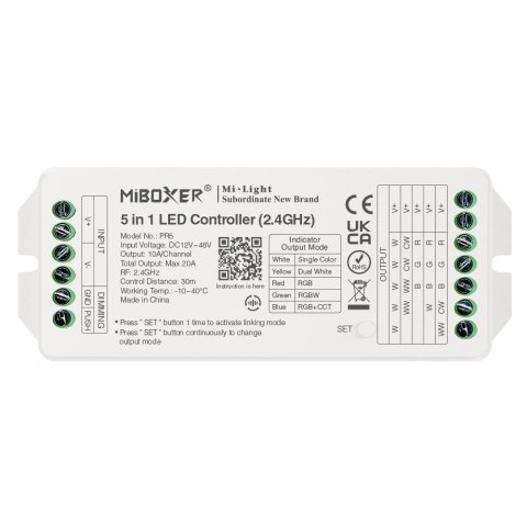 Sterownik PR5 RF 2.4G 20A 5in1