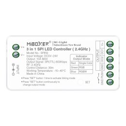 Sterownik cyfrowy SPIR3 10A3in1MONO/RGB/RGBW 2.4G