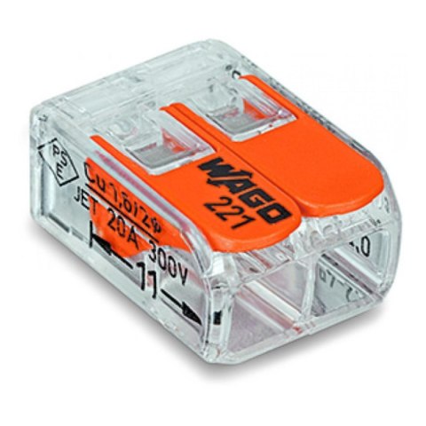 Szybkozłączka WAGO transp/poma 2X0,2-4mm