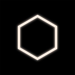 Zestaw biały Lamp HEXAGON 1 LED 4000K