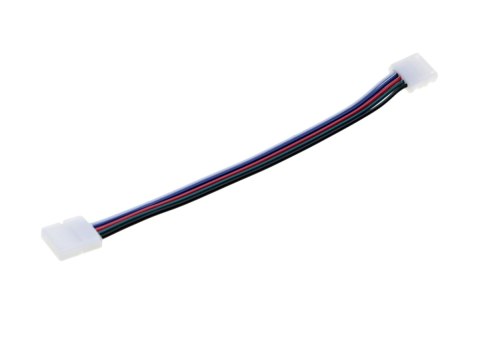 Złączka dwustronna 10 mm RGBW z przew.