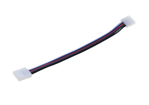 Złączka dwustronna 12 mm RGBW z przew.