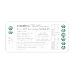 Odbiornik taśm LED MONO/CCT WI-FI, moc 12A (FUT035W+)