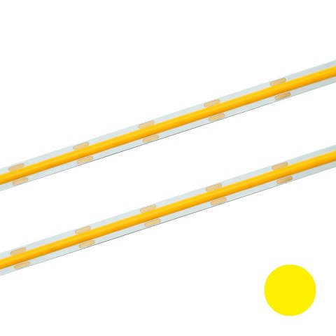 Taśma LED COB 480 żółty 12V 8mm 11W/m