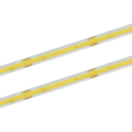 TAŚMA LED COB 24V 11W/M 480LED/M 6000K ZIMNA IP67 WODOODPORNA 8MM 20M