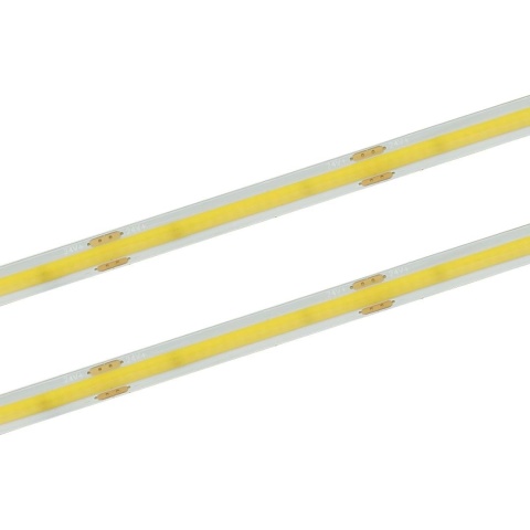 TAŚMA LED COB 24V 11W/M 480LED/M 6000K ZIMNA IP67 WODOODPORNA 8MM 20M