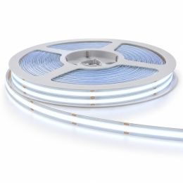 TAŚMA LED COB 24V 4,9W/M 480 LED/M 6000K ZIMNA IP20 8MM 450LM/M ROLKA 50M