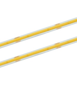 TAŚMA LED COB 24V MOC 4,9W/M 480LED/M 420LM/M BARWA CIEPŁA 3000K ROLKA 5M